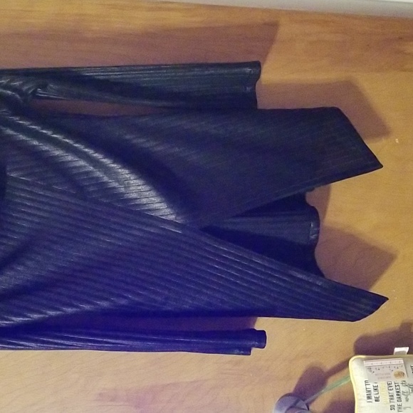 VTG Nicowa Metallic Ribbed Wide Leg Pantset Size 8: A - Picture 8 of 12